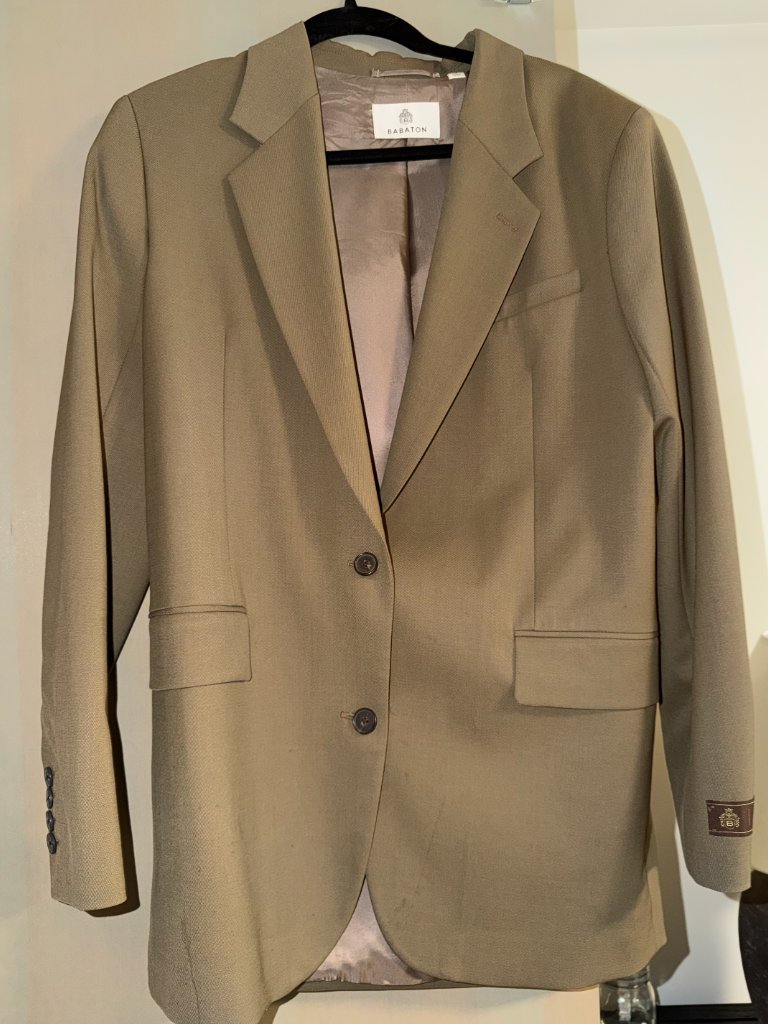 Aritzia Babaton Double Breasted Dark Tan Blazer Size M